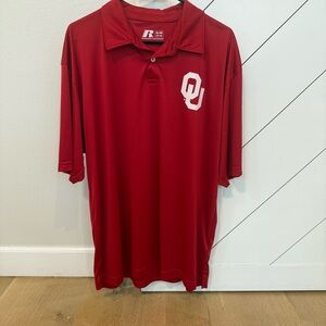 Russell XL OU Athletic Men's Crimson Polo Shirt